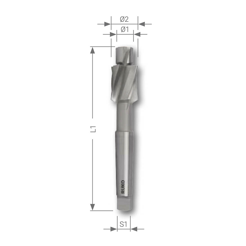 _0007s_0002s_0002_2. Avellanadores planos HSS con espiga en guia fija